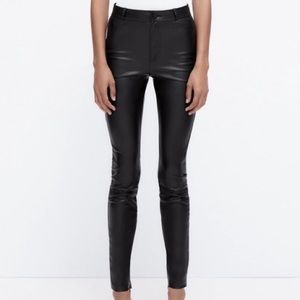 NWT 🖤Zara Faux Leather Leggings